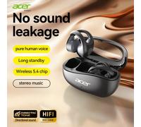 Casque Bluetooth sans fil à arceau ouvert Acer OHR555Pro, style crochet d'oreille, port confortable, stéréo haute-fidélité, microphone HD intégré avec annulation du bruit, convient aux sports, course,