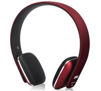 Casque Bluetooth Sans Fil Rouge aptX Léger - August EP636 - Micro, NFC, Discret, Batterie 12h Rechargeable, Wireless - Supra Auriculaire Rouge G