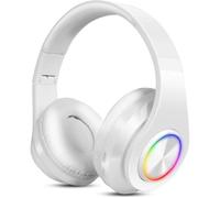 Kemei Casque Bluetooth sans fil pliable – Audio stéréo, Micro intégré, FM, Autonomie 20 hrs