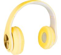 Casque Bluetooth Sans Fil, Casque Pliable Sur L'Oreille Avec Basses Profondes, Lumière Respiratoire Colorée, Pr En Charge De La Carte Mémoire, Micro Intégré Pour Téléphones Portables,(Jaune)[X1842]