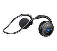 Casque Bluetooth sans Fil, Écouteurs Bluetooth sans Fil Sport Étanche Hi-FI Stéréo Microphone Intégré Support Carte SD Radio FM, Pliable et Léger, Oreillettes Bluetooth pour Course Gym Jogging