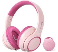 Casque Bluetooth sans Fil Enfant, Casque Anti-Bruit Enfant Audio, 60h Autonomie, Micro Int¿¿gr¿¿, Over-Ear Bluetooth Headphones, pour ¿¿cole/Maison/Voyage ¿C ¿¿tui Inclus (Turquoise)