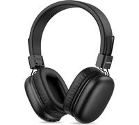 Casque Bluetooth Sans Fil Enfant, Casque Audio Enfant avec Jack, Casque Bluetooth 5.4 Pliable, Volume Limité 85/94dB, 50 Heures de Travail, Réglable, Headphones Sans Fil pour Étude, Voyage (Noir)