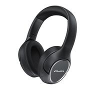 Casque Bluetooth sans fil HIFI Stéréo 40 mm Pilote dynamique écouteur 3,5 mm AUX-In Casque de sport de jeu pliable sur la tête avec micro, Noir