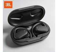 Casque Bluetooth sans fil JBL Soundgear Sense, casque sportif à oreilles libres pour la course, son basse, écouteurs musicaux, version HK White