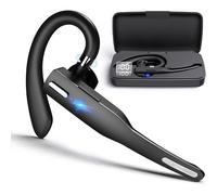 Casque Bluetooth sans fil, longue autonomie, micro rotatif, appels mains libres pour le travail, le bureau et la conduite, haut-parleur en graphène