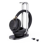 Casque Bluetooth sans fil noir - Yealink - BH76 Plus UC - Bluetooth 5.3 - Réduction active du bruit