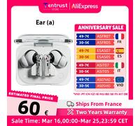 Casque Bluetooth sans fil Nothing Ear (a) Réduction active du bruit Conducteur dynamique de 11 mm Jusqu'à 42,5 heures d'écoute LDAC Noir