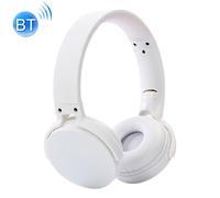 Casque Bluetooth sans Fil Pliable Son Stéréo Mains Libres Entrée Jack Blanc YONIS