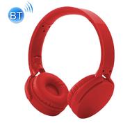 Casque Bluetooth sans Fil Pliable Son Stéréo Mains Libres Entrée Jack Rouge YONIS
