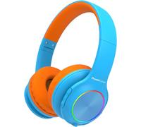 Casque Bluetooth Sans Fil Pour Enfants, Casques Pour Enfant Avec Lumières Led, Hd Ste¿Re¿O, Usb-C Recharge Rapide, Micro Intégré, Casque Pliable, Sd Mode Et Filaire Pour Iphone/Tab[J1402]
