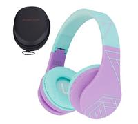 Casque Bluetooth Sans Fil, PowerLocus P1Kids Casque Audio Pour Enfants, Teal-Violet
