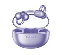 Casque Bluetooth Sans Fil Sanag S6S Nova à Conduction Osseuse avec Clip d’Oreille - Concept Innovant Ouvert, Sport Running, Réduction de Bruit, Style Haut de Gamme, IA Intégrée