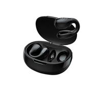 Casque Bluetooth DCU Tecnologic - Son de haute qualité - Jusqu'à 30H d'utilisation avec le boîtier de chargement - Connexion sans fil jusqu'à 10m - Design confortable et élégant - Couleur noire Couleu