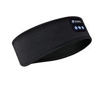 Casque Bluetooth sport sommeil bandeau mince doux élastique confortable casque sans fil musique masque for les yeux for les dormeurs latéraux (Color : Black, Size : 27cm*10cm)