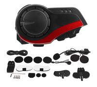Casque Bluetooth stéréo Hi-Fi pour moto avec intercom longue portée et musique stéréo, étanche, mains libres pour tous les terrains.