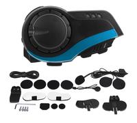 Casque Bluetooth stéréo Hi-Fi pour moto avec intercom longue portée et musique stéréo, étanche, mains libres pour tous les terrains.