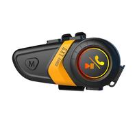Casque Bluetooth stéréo pour moto offrant une connectivité optimale, intercom pour casque de moto avec son stéréo haute fidélité, étanche