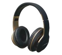 Casque Bluetooth Stereo - Shange - Noir - Sans fil - Commandes lecture/pause