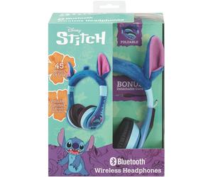 Casque bluetooth Stitch eKids TI-803809 pliable micro 45h 85 dB fil détachable Bleu