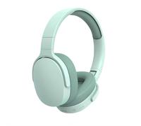 Casque Bluetooth supra-auriculaire, 6 heures d'autonomie de lecture, écouteurs confortables avec basses lourdes, son HD, casque antibruit, qualité d'appel clair et port de type C, pour voyage, travail