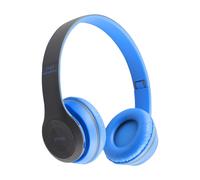 Casque Bluetooth supra-auriculaire avec réduction de bruit, pliable et compatible avec les appareils de jeu.