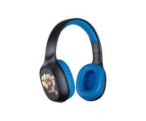 Casque Bluetooth supra-auriculaire KONIX One Piece BM-222048 40 mm Bluetooth 5.3 micro Type-C Noir/Bleu