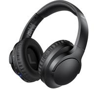 Casque Bluetooth supra-auriculaire,sans fil,70H d'autonomie et 5,3 BT,microphone pour appels téléphoniques,stéréo HiFi,mousse à