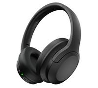 Casque Bluetooth supra-auriculaire sans fil avec suppression active du bruit, 100 heures de temps de lecture, casque Bluetooth avec microphone, léger et pliable, confortable, basses profondes pour