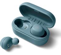 Casque Bluetooth Yamaha TW-E3A - Ecouteurs intra-auriculaires sans fil bleus - 6 heures de lecture avec une seule charge - Étanche (certification IPX5)