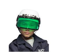 casque intervention police visière enfant - boland 01391 Blanc G