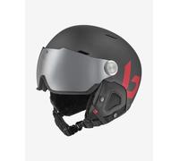 Casque Bollé Might Visor gris titane rouge avec verre à effet miroir Brown Gun - M
