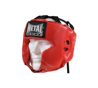 Metal Boxe Casque de boxe Multiboxe Entraînement Adulte Rouge Senior