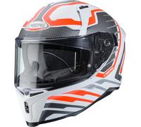 Casque Caberg Avalon Forge couleur : blanc/orange, taille : XS (53/54)