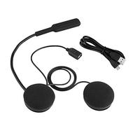 Casque Casque Bluetooth, casque de moto mains libres Appel écouteur Microphone longue veille Bluetooth 4. 0 Technologie Hi-Fi Écouteur détachable compatible avec les motos Quads Bicyclettes