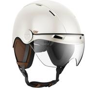 CASQUE DE PROTECTION AVEC VISIERE STYLE - IVOIRE/CREME - M