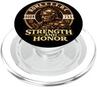 Casque Centurion Romain Force Honneur Rome Antique 753 AV. J PopSockets PopGrip pour MagSafe