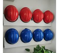 Casque Chantier Porte-Chapeau Dur monté au Mur pour économiser de l'espace, Rack de Casque de sécurité de Grande capacité, pour Bureau/Plante/Station de Pompiers(2pcs,S)