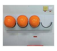 Casque Chantier Support Mural pour Casques de sécurité, Support de Rangement Grande capacité pour Casques destiné aux ouvriers du bâtiment, pour Usine/Atelier(1pc,S)
