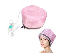 Casque Chauffant Cheveux pour Soin Vapeur Hydratant et Traitement Profond | Charlotte chauffante pour cheveux naturels, cure vapeur pour masques protéinés, chaleur douce et homogène