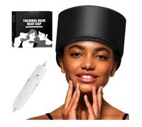Casque Chauffant Cheveux Vapeur Soin - Charlotte Chauffante pour Cheveux Crepus Afro Bouclés Bonnet Masque Capillaire Salon Hair Cap
