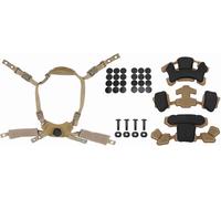 Casque -Chiffre -Système de brassage de suspension Kit de rembourrage de jugulaire pour Miche Wendy Mud Sponge rapide et