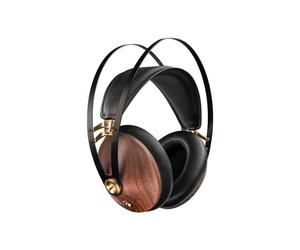 Casque circum-aural Meze Audio 99 Classics 2nde génération coques bois noyer arceau suspendu jack 3,5 mm détachable Noir/Noyer