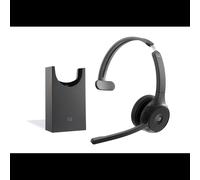 Cisco Micro-casque Headset 721 – Bluetooth mono Webex certifié, socle de charge, noir de charbon