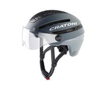 Casque Commuter Gris Mat Cratoni Vélo