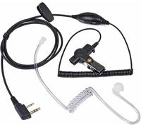 Casque Compatible avec President Randy III CB-émetteur Radio Convient pour Randy 3 Radio Casque avec Bouton PTT (Tube sonore)