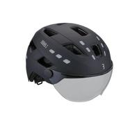 Bbb District Led Faceshield Urban Helmet Noir Matt Black