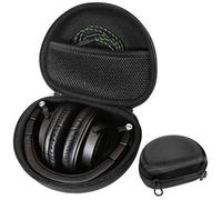 Casque Coque pour Audio-Technica ATH M50 M40 X M50 X M30 x M50 X MG Professional Studio Monitor Casque par Alltravel, dragonne détachable, solide Compact Poids léger Semi Coque rigide, Noir