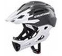 Cratoni C- Maniac Casque de vélo Mixte, Noir/Blanc Mat, S/M