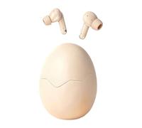Casque créatif Bluetooth 5.4 en forme d'œuf, écouteurs intra-auriculaires | Écouteurs stéréo sans fil, suppression active du bruit, son HiFi, 30 heures de lecture, contrôle tactile